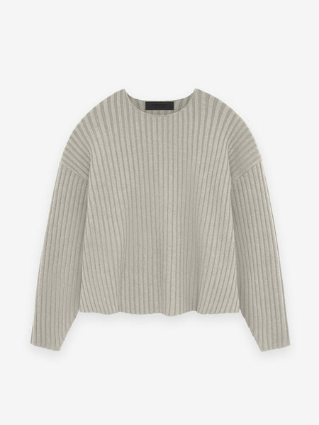 Raw neck Sweater