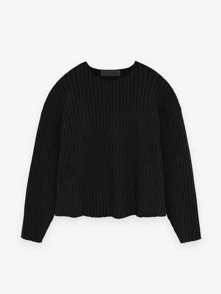 Raw neck Sweater