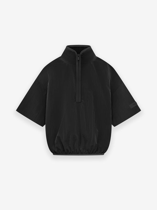 Kids Crinkle Nylon Halfzip SS Shirt