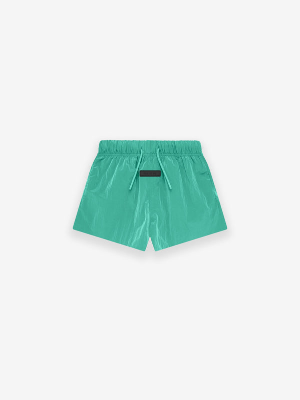 Kids Crinkle Nylon Running Short
