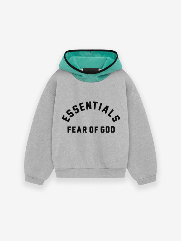Kids Nylon Fleece Hoodie