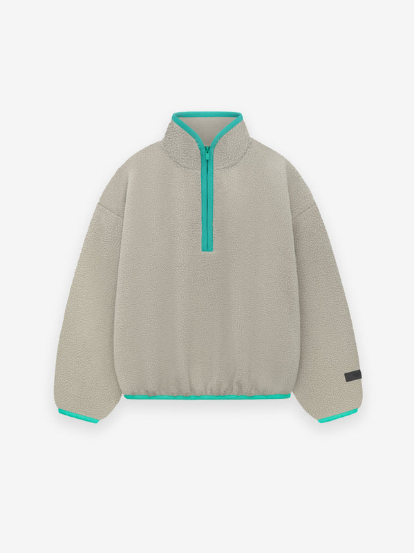 Kids Polar Fleece Halfzip Mockneck