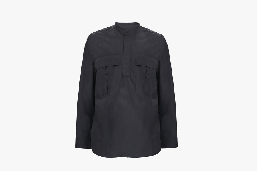 Black Pullover Henley - Fear of God