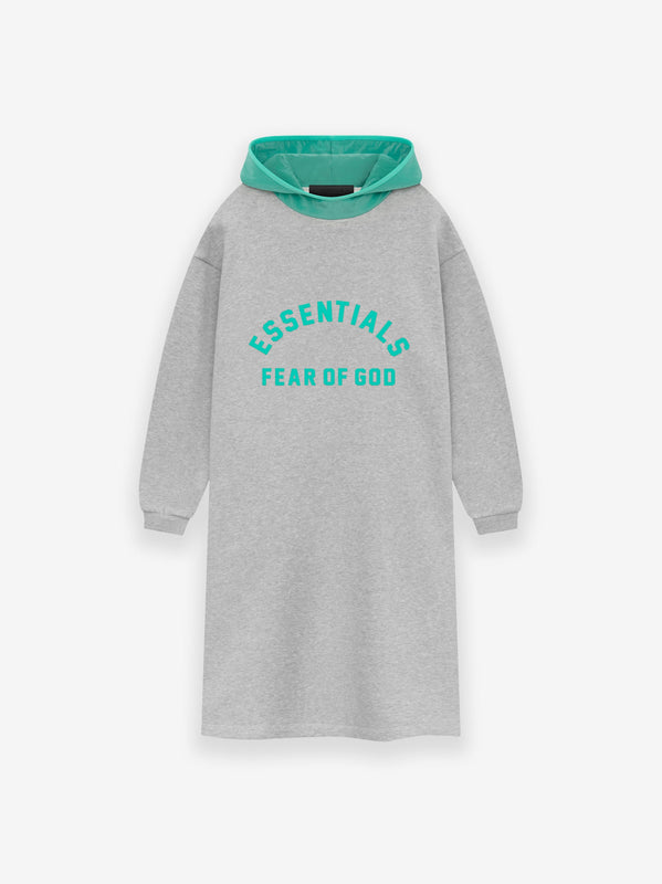 Kids Nylon Fleece Hooded Dress